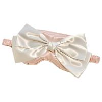 【Ready】? Yiwu price large bow imitation silk eye mask shading sleep cute bow headband eye mask