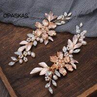 【hot】☑✽  1 Hair Wedding Accessories Rhinestone Hairpins Beaded Alloy Jewelry