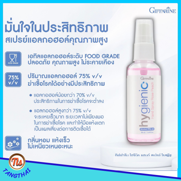 โปรซื้อ-4-แถม-2-สเปรย์-แอลกอฮอล์-75-v-v-ล้างมือ-กิฟฟารีน-ถนอมมือ-ล้างใด้ตลอดเวลา-มือไม่แห้ง-สเปรย์แอลกอฮอล-เซ็ต-6-ขวด-ส่งฟรี-ของแท้-tangthai