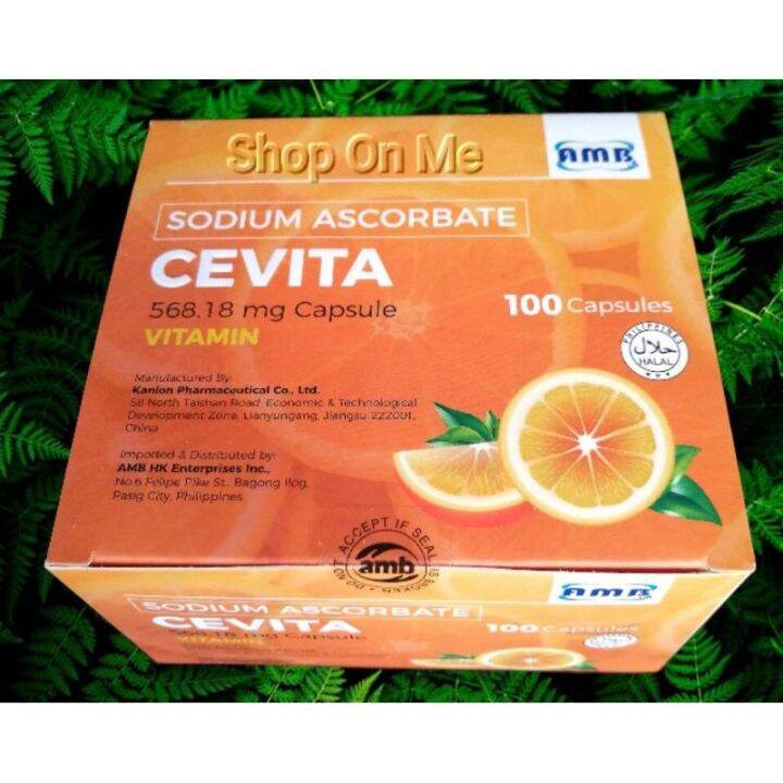 CEVITA Sodium Ascorbate 568.18mg 100 capsules vitamin c Rani C IMMUMAX