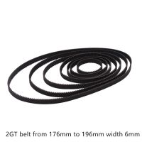 LINK CNC 3D printer GT2 closed loop rubber 2GT timing belt from 176 to 196 Length 176mm 196mm width 6mm