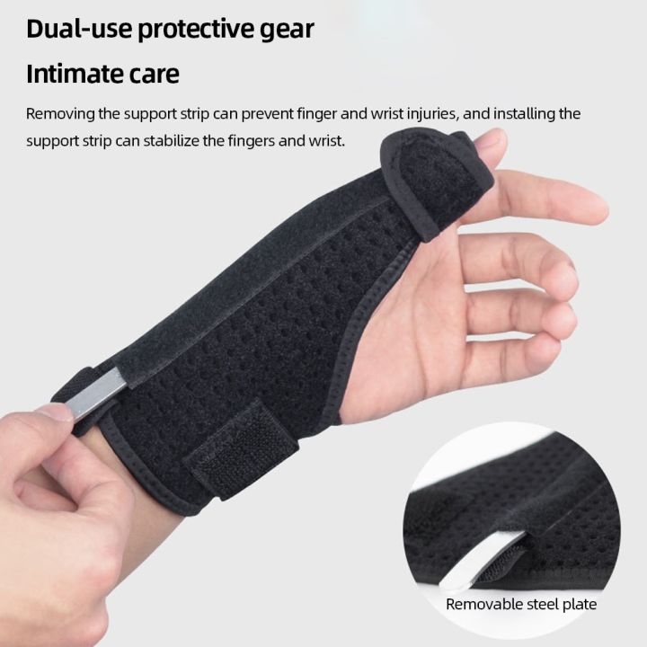 tdfj-wrist-thumb-support-brace-splint-hand-sprain-tendinitis-wristband-breathable-adjustable-for