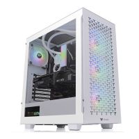 Thermaltake เคสคอมพิวเตอร์ V350 TG ARGB Air Snow Mid Tower Chassis CA-1S3-00M6WN-03