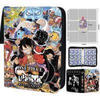 400Pcs/900Pcs One Piece Card Binder Holder Double Pocket Anime Game Trading Card Collectors Zipper Album Book Folder