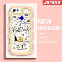 JIUMOO เคสเคสสำหรับ Honor V20 V30 Pro,เคสการ์ตูนสนูปปี้แฟชั่นสีสันสดใสขอบครีมดีไซน์ใหม่เคสโทรศัพท์แบบใสนิ่มเคสป้องกันเคสโปร่งใสกันกระแทกเลนส์กล้องถ่ายรูป