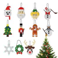 Christmas Ornaments Building Set 11pcs Building Toys Decorative Pendants DIY Crafts Party Supplies Creative Christmas Decoration realistic