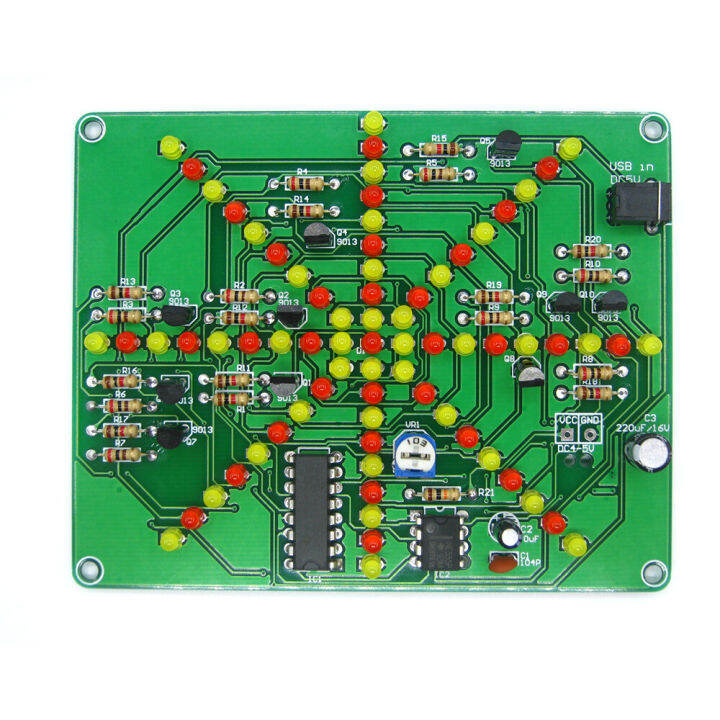 pcbfun-dc4-5-6v-แอลอีดีไฟฟ้าไฟกระพริบ-soldering-บอร์ดฝึก-pcb-ของตกแต่งงานปาร์ตี้ข้าวตัวอักษรวิ่งโคมไฟอ่างเลี้ยงปลาชุดผลิตภัณฑ์อิเล็กทรอนิกชุด