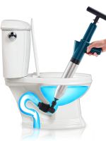 High Air Pressure Toilet Plunger Kitchen Drain Blaster Bathroom Clogged Sewer Uncblocker Pneumatic Dredge Tool for Clogged Pipes