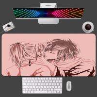 Anime Hakuouki Shinsengumi Kitan Mouse Pad อุปกรณ์เสริมสำหรับเล่นเกมพีซีเกมเมอร์สำนักงานโต๊ะคอมพิวเตอร์แล็ปท็อป Varmilo Keyboard Mouse Pad