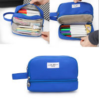 Aesthetic Pencil Pouch Student Stationery Holder Cute Pencil Bag Pencil Case Organizer School Stationery Storage