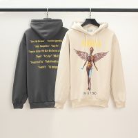 ↂ Dark Icon Nirvana Angel Print loose hoodie Sweatshirt Men Women pullover Hipster Mens Sweatshirts Couple Clothes