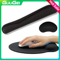 GUUGEI ใหม่แป้นพิมพ์ส่วนที่เหลือข้อมือ Pad ส่วนที่เหลือข้อมือแผ่นรองเมาส์หน่วยความจำโฟม Superfine ไฟเบอร์ทนทานสบาย M Ousepad สำหรับสำนักงานการเล่นเกม