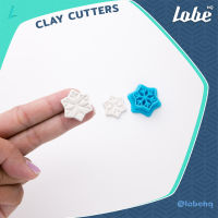 Snowflake B Imprint Clay Cutter (Size 25)/ Polymer Clay Cutter/ Clay Tools/ แม่พิมพ์กดดินโพลิเมอร์รูปทรงเกล็ดหิมะ B