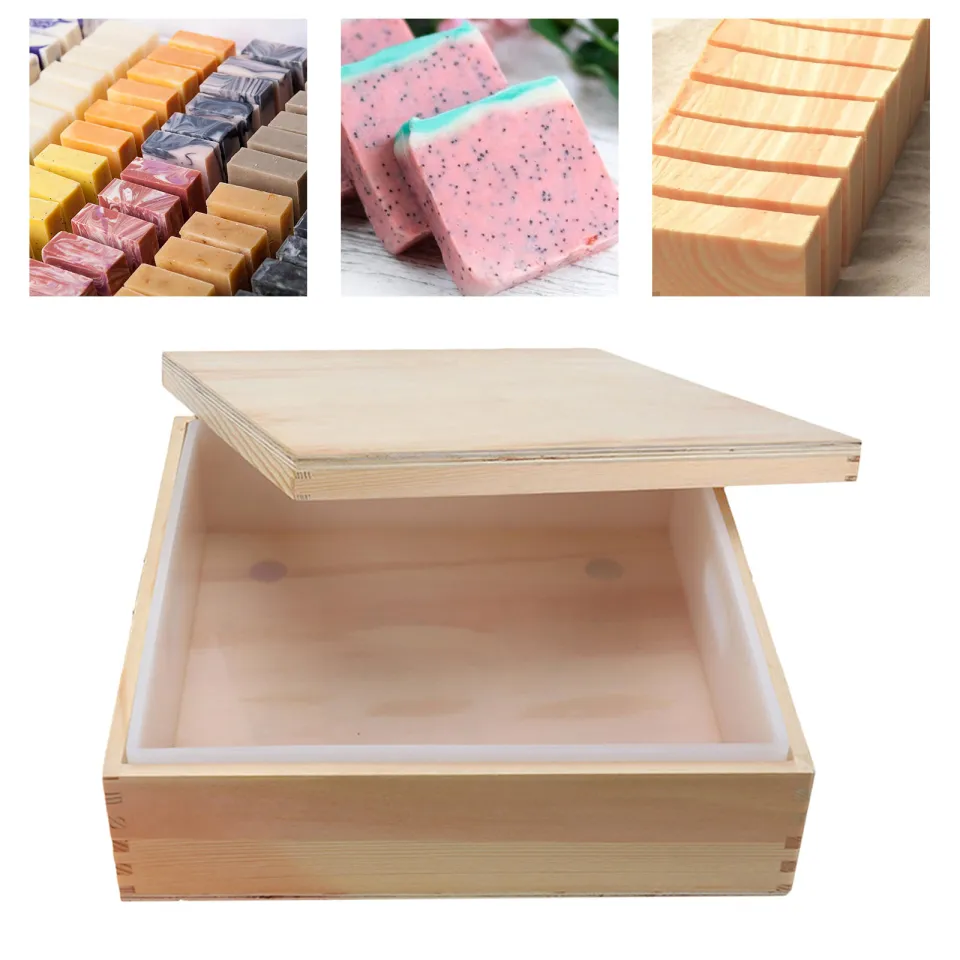 Flexible Square Silicone Soap Loaf Mold