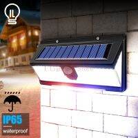 ILT ไฟโซล่าเซลล์ 190 LED หลอดไฟโซล่าเซล โซล่าเซลล์ ไฟหัวเสาโซล่า Solar motion sensor light 4โหมด ไฟออก3ทาง พลังงานแสงอาทิตย์ ไฟติดผนังโซล่าเซลล์