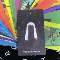 Tarot Of The Holy Spectrum 12x7 ซม. กระดาษคู่มือเกมการ์ด