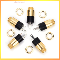 Hassanne 5pcs PJ392 3.5MM STEREO FEMALE sockfect JACK 3.5 Audio Headphone CONNECTOR GOLD