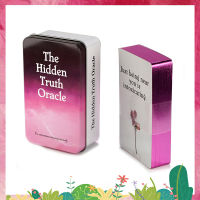 The Hidden Truth Oracle การ์ดออราเคิล ไพ่ทาโร่ในกระป๋อง | ขนาดพกพา10.3X6ซม. | ปิดทอง | เกมทำนายโชคชะตา | ไพ่ทำนาย | พร้อมหนังสือคู่มือกระดาษ | เวอร์ชันภาษาอังกฤษ | ไพ่ยิปซี ไพ่ออราเคิล ไพ่ยิบซี ไพ่ทาโร่ ไพ่ดูดวง ไพ่ทาโรต์ Tarot Card