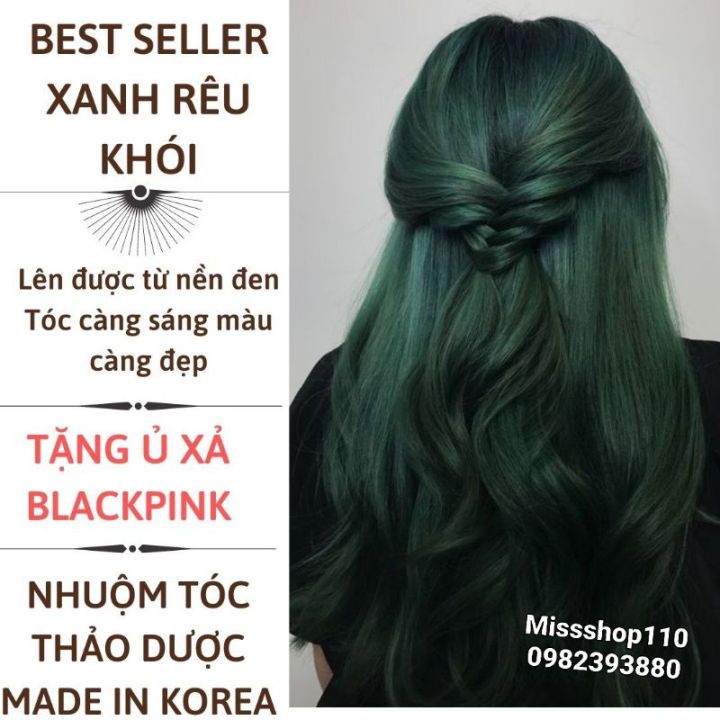 Bạn muốn thử tóc xanh rêu khói, một màu sắc độc đáo và đầy bất ngờ? Hãy xem hình ảnh về thuốc nhuộm tóc để biết thêm về cách làm tóc xanh rêu khói tại nhà.