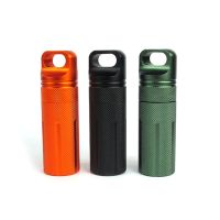 【CW】 Aluminum Alloy Airtight Pill Bottle Outdoor Chamber Holder Drop Shipping