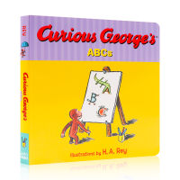 Original English Picture Book Curious Georges ABCs Curious George ABC English Enlightenment early education paperboard book for children aged 0 ~ 3 published by Houghton Mifflin Harcourt, parent-child family