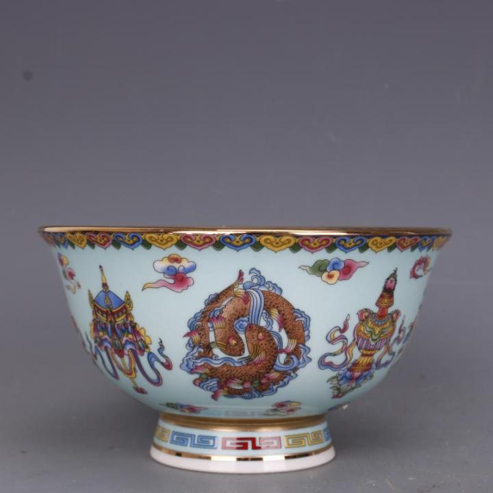 qing-dynasty-qianlong-pas-painted-gold-eight-treasures-pattern-bowl-antique-crafts-porcelain-home-furnishings-antiques-bowl
