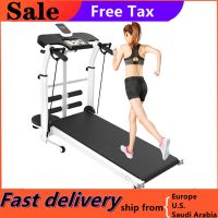 【hot】 New treadmill multi-functionfolding mechanical Folding Mechanical Treadmill fitness  equipment With Handrail