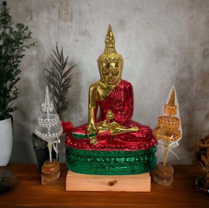 พระพุธรูปพม่า-ซูตองเปีย-พระ3สี-myanmar-buddha-statue