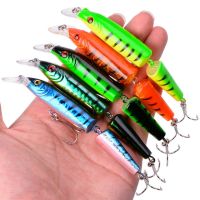 1Pcs Lifelike Artificial Crankbait Multi Jointed Fishing Lure 10.5cm/9g 2-segment Hard Bait 6 Hook Wobblers Sea Fishing Bait