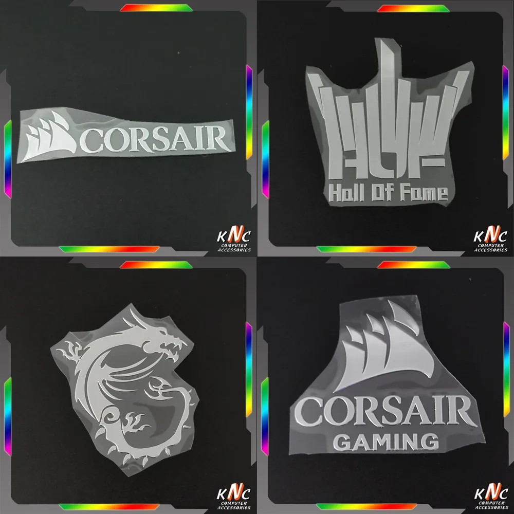 Miếng Dán Sticker Hình Họa Tiết Logo Gaming Corsair MSI HOF Trang ...
