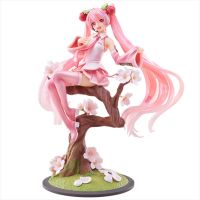 【CW】New Spiritale Sakura Hatsune Miku Fairy Vocaloid Figurnies Japanese Anime Action Figure Kawaii Collect Model Desk Decor Doll Toy