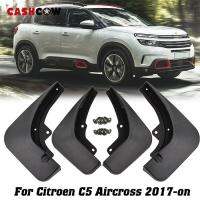 Molded Mud Flaps สำหรับ Citroen C5 Aircross 2017-On Mudflaps Splash Guards Flap Mudguards Fender 2018 2019 2020 Oeoem #1636054780