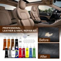 【JIU YU】✱▽○  20/40/50ml avançado couro reparação gel kit couro complementar colorido reparação arranhões crack assento de carro couro sofá correção creme