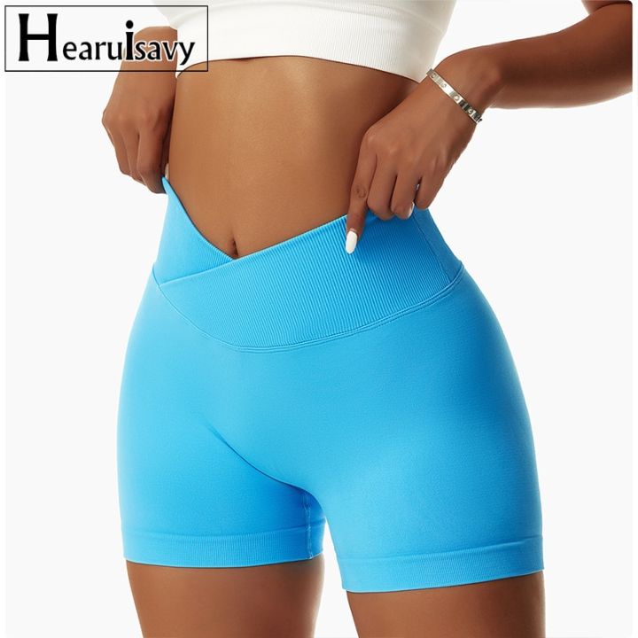 summer-seamless-high-waist-yoga-shorts-elasticity-sports-leggings-women-breathable-cycling-shorts-buttock-lift-gym-shorts-women