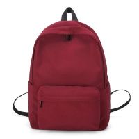 Solid Backpack Brand High Quality Large Capacity Leisure Or Travel Bag Water Proof Oxford School Bag for Teenage girls Package