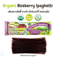 Family Tree Gluten Free Organic Riceberry Rice Spaghetti สปาเก็ตตี้ข้าวไรซ์เบอรี่ออร์แกนิก (250gm)