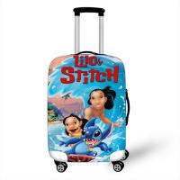 18-32 Inch Disney Lilo Stitch Elastic Thicken Luggage Suitcase Protective Covers Protect Dust Bag Case Cartoon Travel Cover