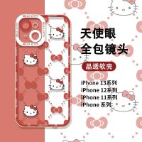 Suitable For Japanese Korean Cute Cat iPhone Protective Case 14 Pro Max 13 12 Mini 11 XS XR X 8 7 Plus 6S 6 SE Transparent Angel Eyes TPU Mobile Phone