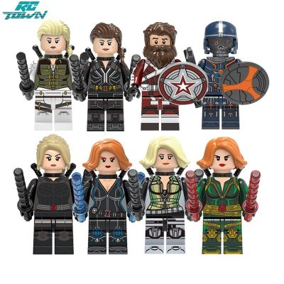 Minifigures แม่ม่ายดำใหม่ของเล่นบล็อกตัวต่อซูเปอร์ฮีโร่