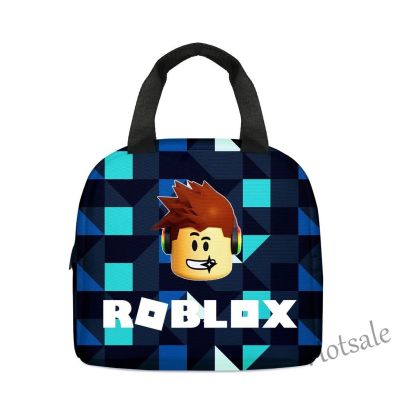 【hot sale】ↂ☸ C16 Roblox Surrounding Hand Lunch Lunch Bento Bag Thickened Aluminum Foil Warming Picnic Bag Cartoon Handbag Ice Bag Childrens Lunch Bag