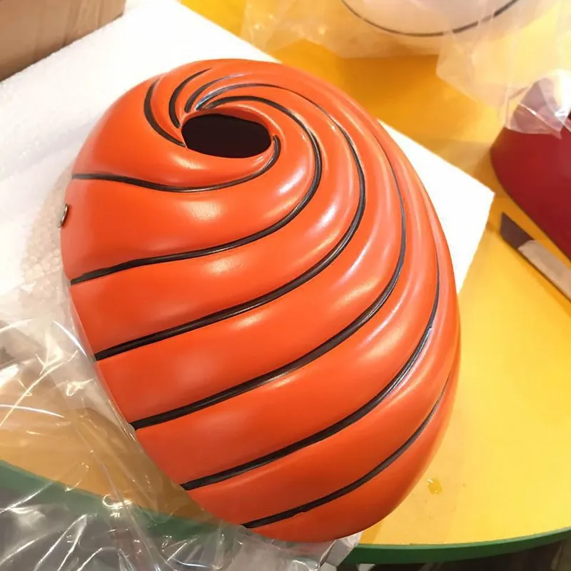 Anime Akatsuki Tobi Uchiha Obito Madara Máscara de Festa de Natal Prop  Latex_y