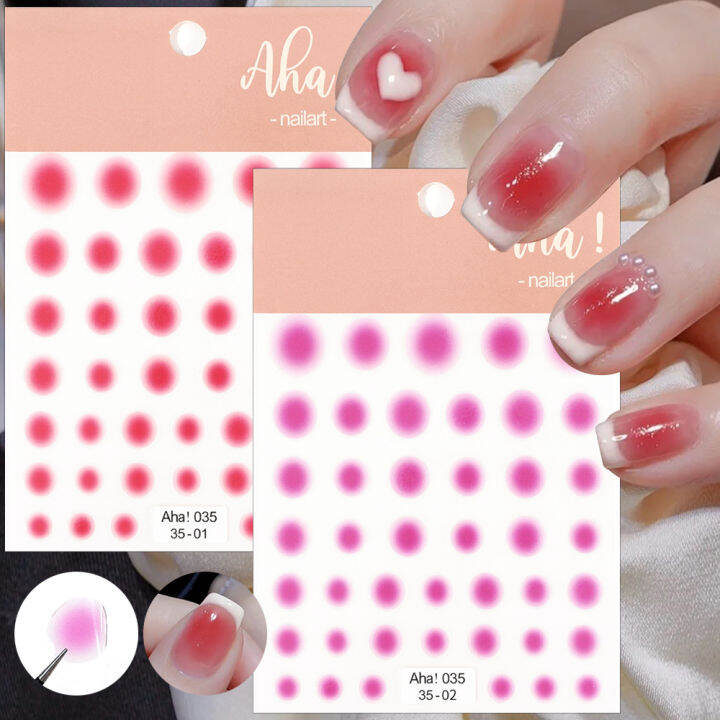 1pc-3d-โปร่งแสง-blush-gradient-สติ๊กเกอร์ติดเล็บ16สี-self-adhesive-rainbow-blush-sliders-blooming-gradient-เล็บ-decal