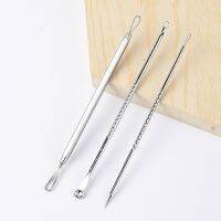 【LZ】✓  Aço inoxidável Acne Needle Set Removedor de espinha facial Remoção de cravos Face Care Tool 3pcs