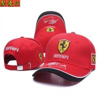 Ferrari Ferrari หมวกแข่งรถ หมวกกีฬา หมวกแบรนด์รถ หมวกคู่ n