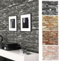 ◘✣ 3D Wall Stickers Self Adhesive Wallpaper Panels Home Decor Living Room Bedroom Decoration Bathroom Imitation Brick Wallpaper