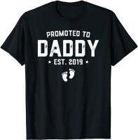 Mens Promoted To Daddy Est. 2019 Gift For New Daddy T-Shirt