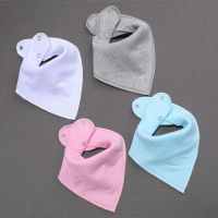 【DT】hot！ 1Pc Baby Bandana Bibs Cotton Feeding for Drooling and Teething Soft Absorbent Shower