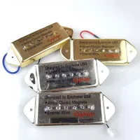 1 Set  Epi Pickups Jazz Guitar Metal Pickups Custom P90 Pickups Electric Guitar Humbucker Pickups Chrome  Silver