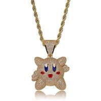 The same style pendant of Star Caby is slightly inlaid with zircon lovely necklace accessories which are sold directly