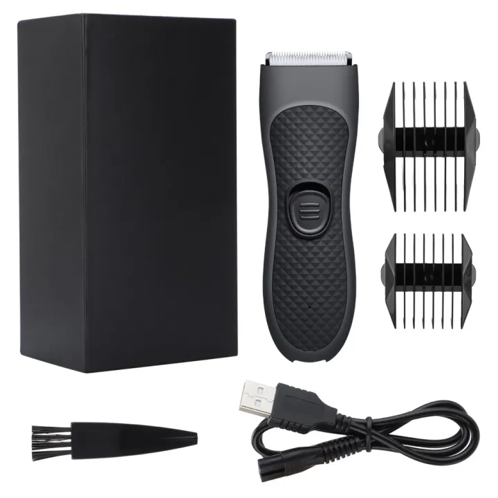 Men's Electric Groin Hair Trimmer Pubic Hair Trimmer Body Grooming